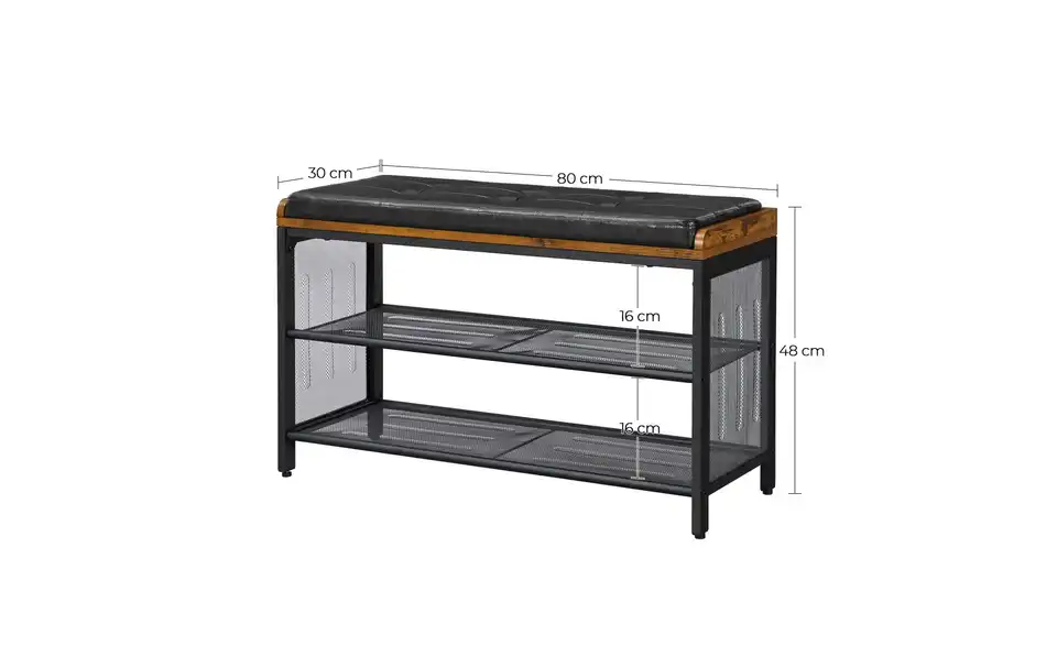 Darek Schuhbank, Bemaßung