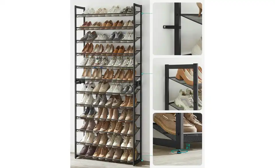 Schuhregal Darren, Detailansicht