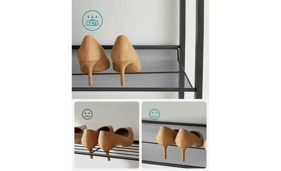 Schuhregal Darren, Detailansicht