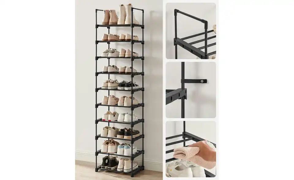 Schuhrregal Deky, Detailansicht