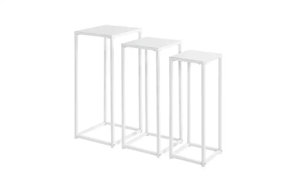Blumensäule 3er Set, Profilansicht