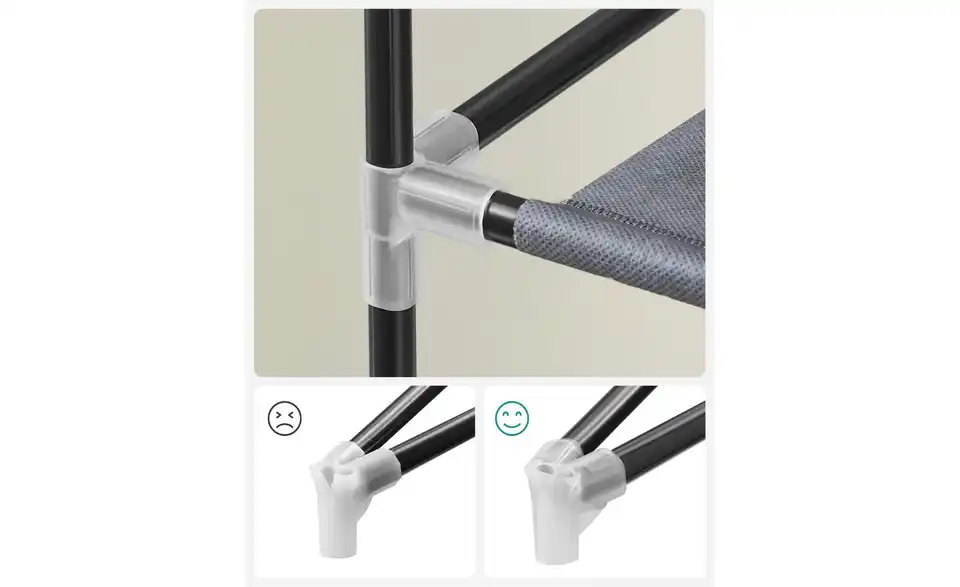 Schuhregal, Detailansicht