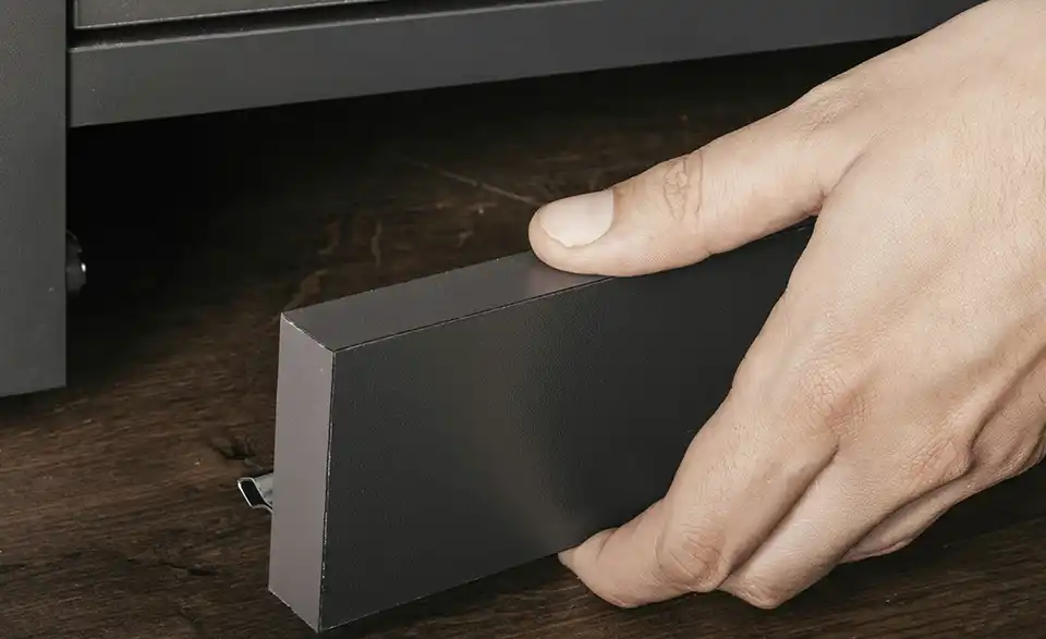 Wäscheschrank, Detailansicht