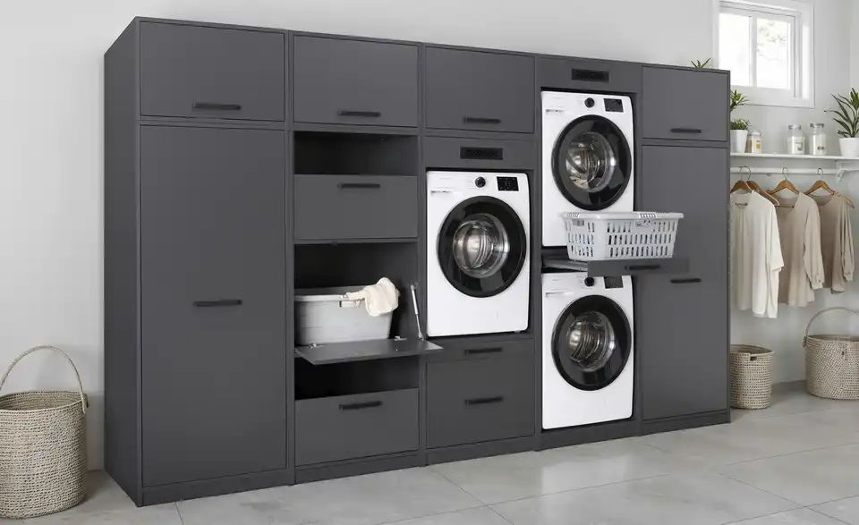 Wäscheschrank, in Wohnsituation