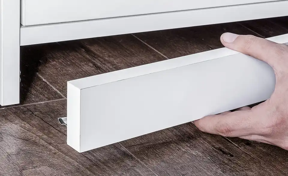 Waschmaschinenschrank, Detailansicht