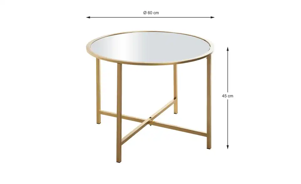 Beistelltisch, Bemaßung