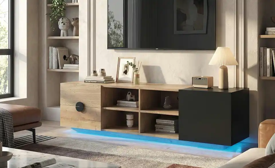 TV-Lowboard Quint, in Wohnsituation