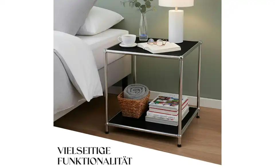 Floordirekt Metallregal, Bild mit Text