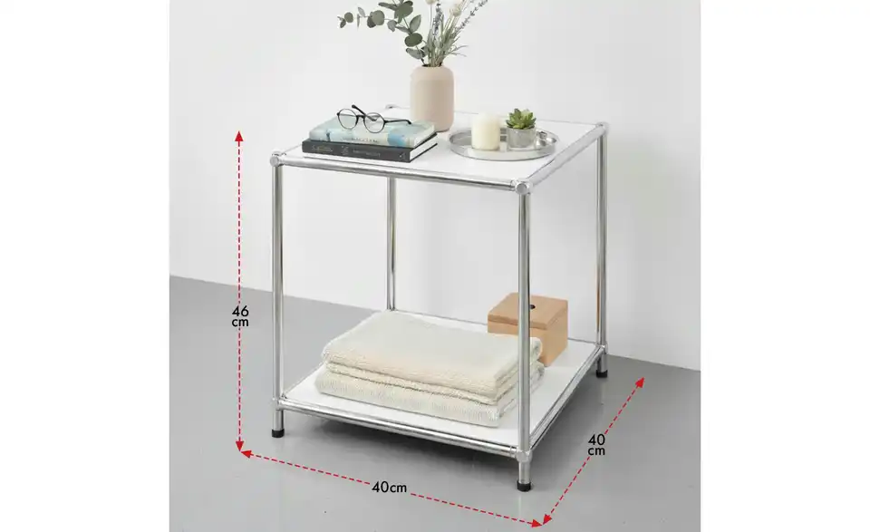 Floordirekt Metallregal, Bemaßung