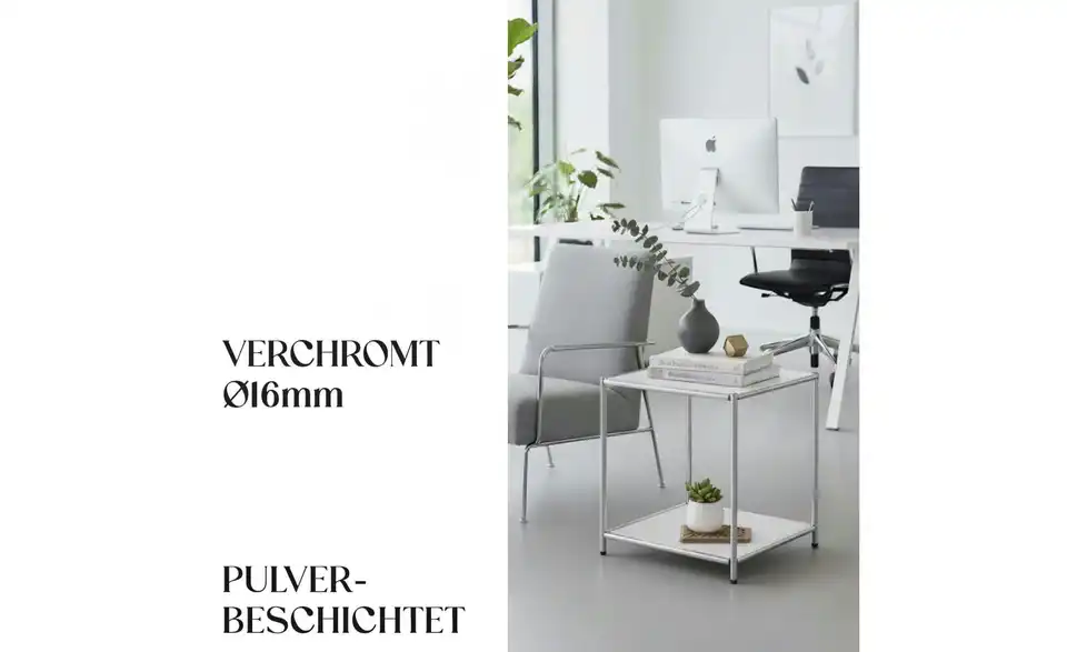 Floordirekt Metallregal, Bild mit Text