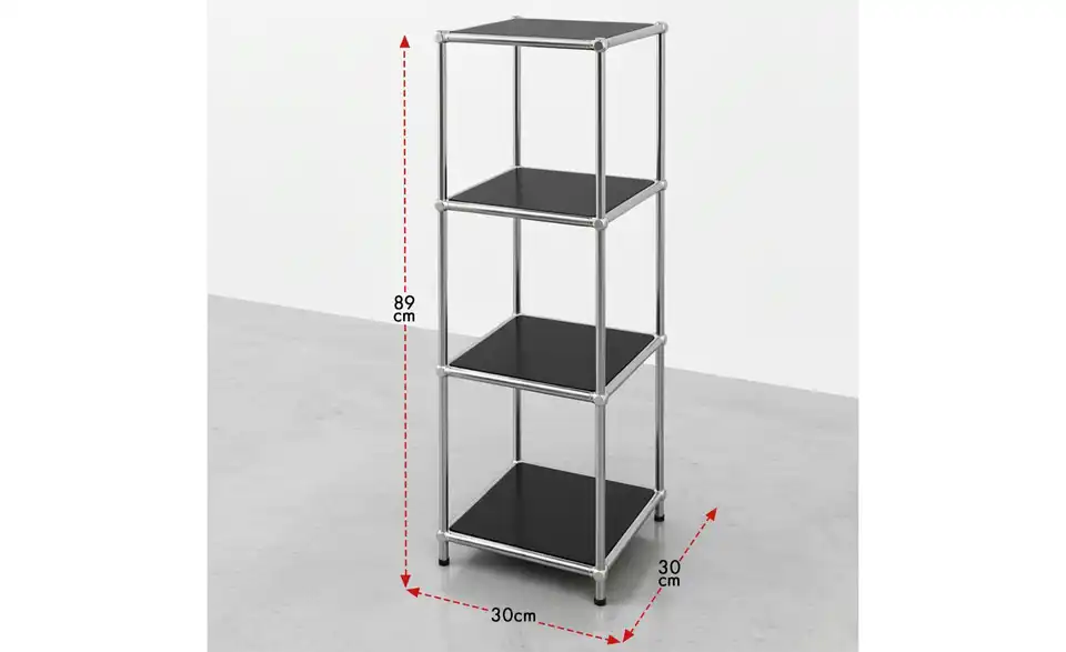 Floordirekt Metallregal, Bemaßung