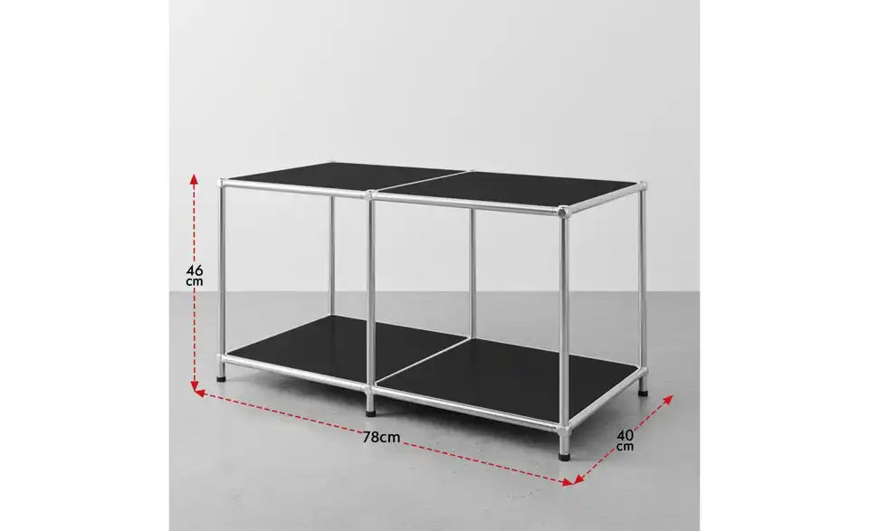 Floordirekt Metallregal, Bemaßung