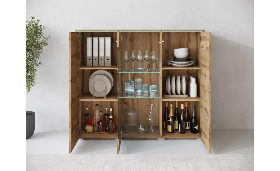 Highboard, geöffnet