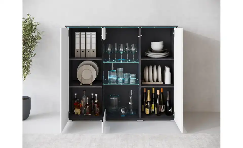Highboard, geöffnet