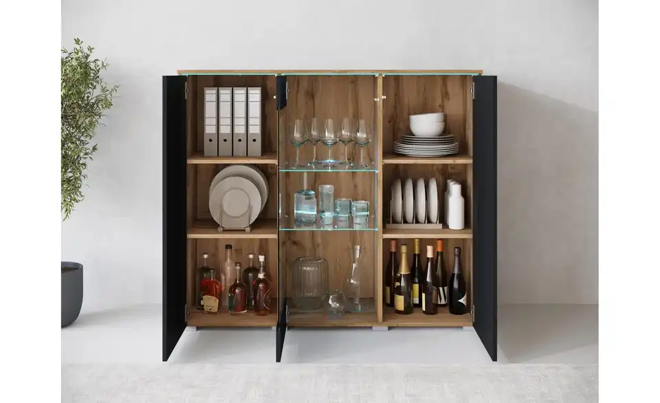 Highboard, geöffnet