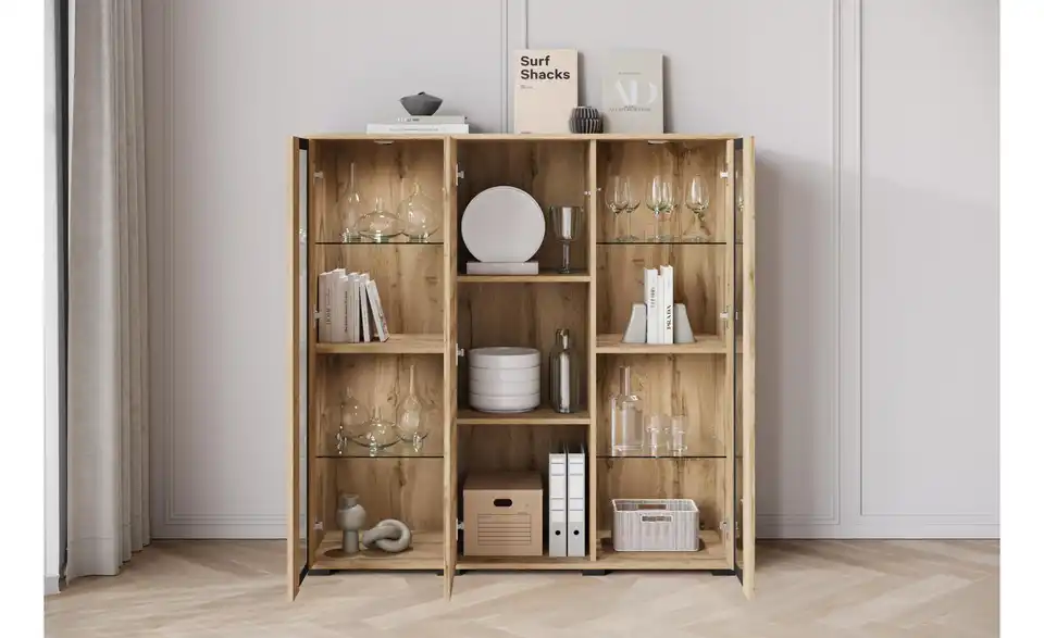 Highboard, geöffnet