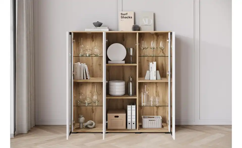 Highboard, geöffnet