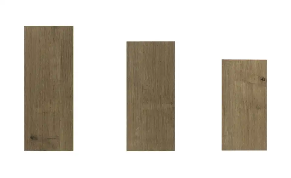 Wandregal 3er-Set, Profilansicht