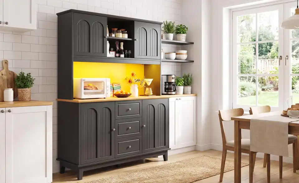 Buffet, in Wohnsituation