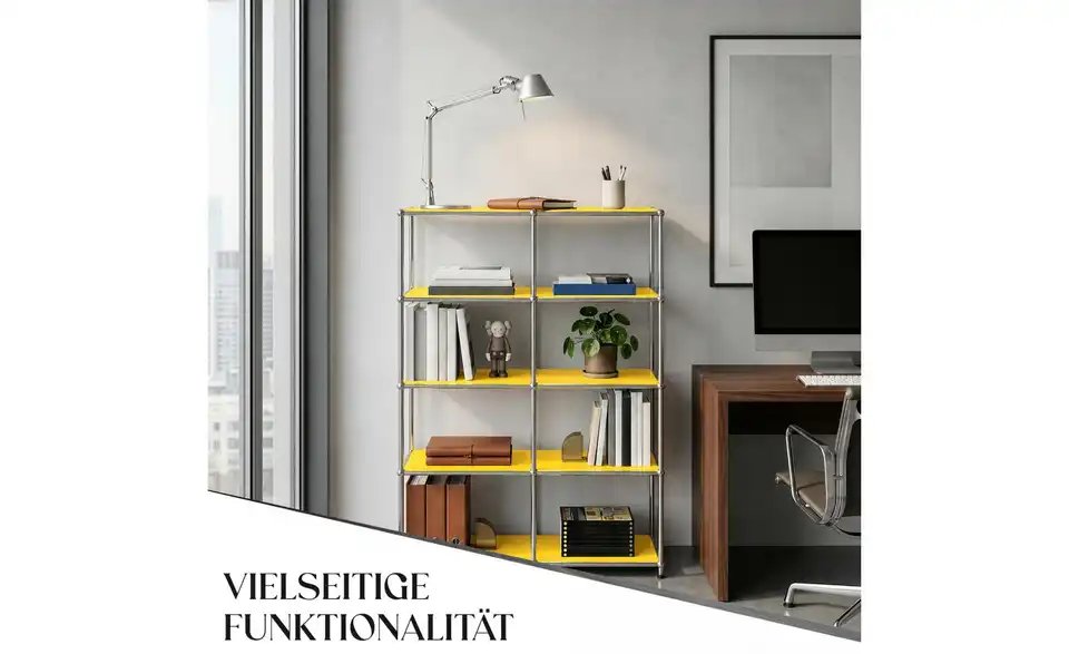 Floordirekt Metallregal, Bild mit Text