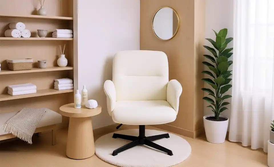 Drehbarer Sessel, in Wohnsituation