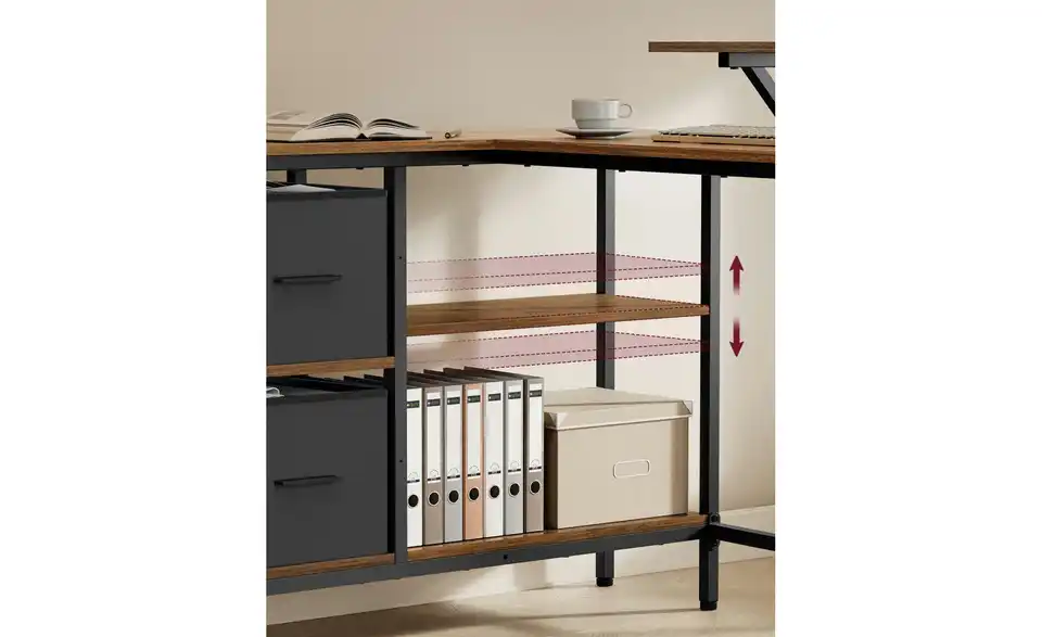 Computertisch Brandon, Detailansicht