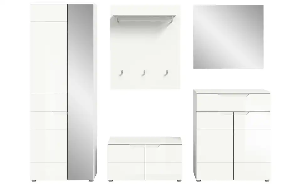 Garderobenkombination, Frontansicht