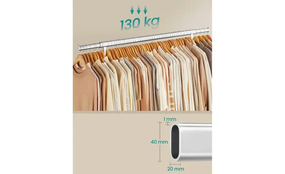 Kleiderständer Pataye, Bild mit Text