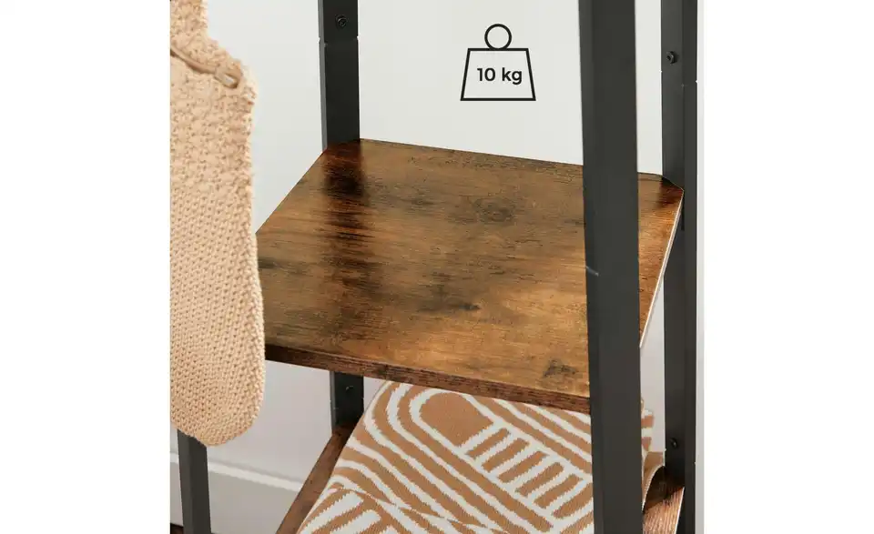 Kleiderständer Barnet, Bild mit Text