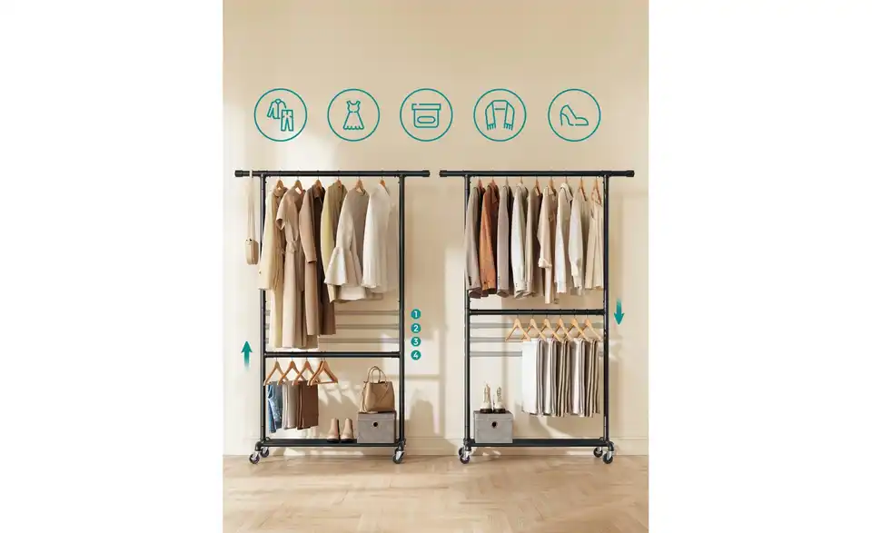 Kleiderständer Dalson, Detailansicht