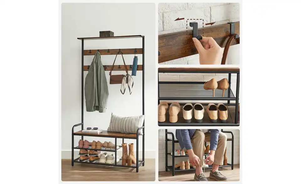 Kompaktgarderobe Darek, Detailansicht