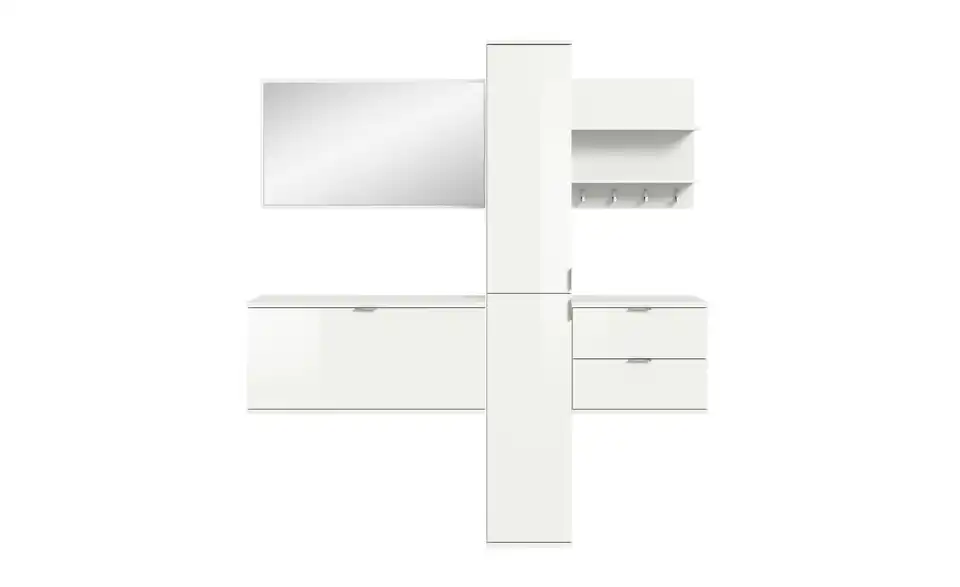 Garderobenkombination, Frontansicht