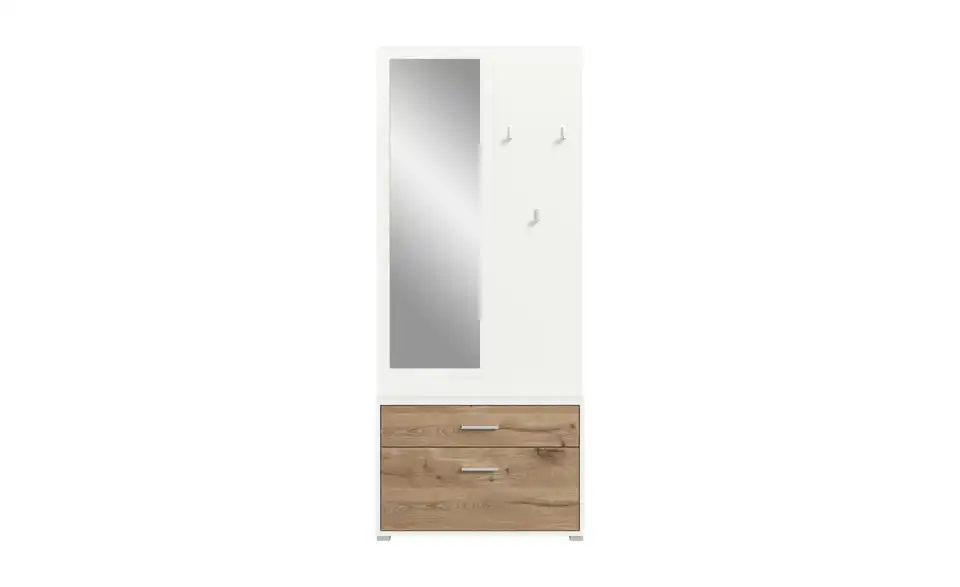Kompaktgarderobe, Frontansicht