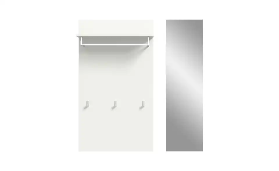 Paneel mit Spiegel, Frontansicht