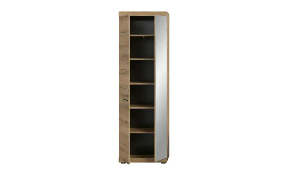 Garderobenschrank, geöffnet