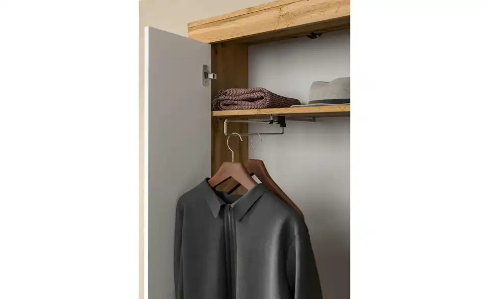 Garderobenschrank, Detailansicht