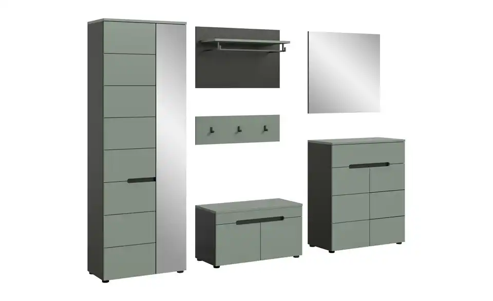 Garderobenkombination 6-teilig Canu, Perspektive