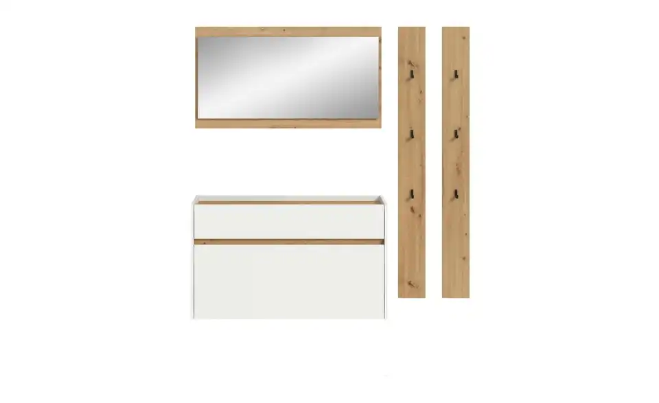 Garderobenkombination, Frontansicht