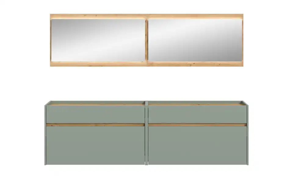 Garderobenkombination, Frontansicht