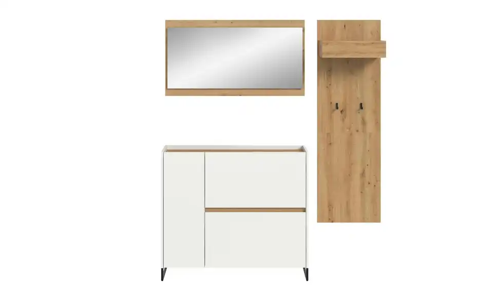 Garderobenkombination, Frontansicht