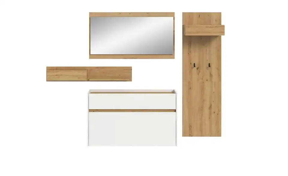 Garderobenkombination, Frontansicht