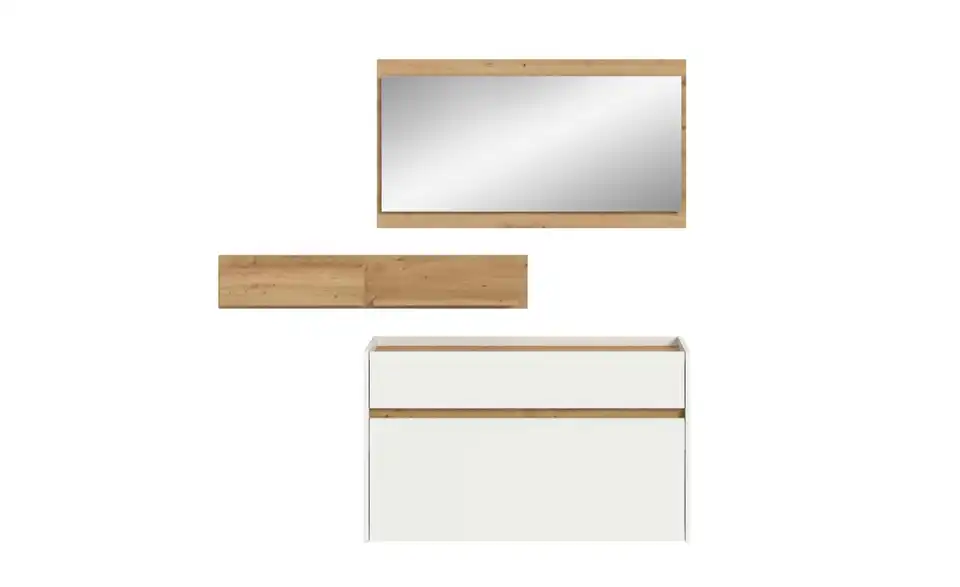 Garderobenkombination, Frontansicht