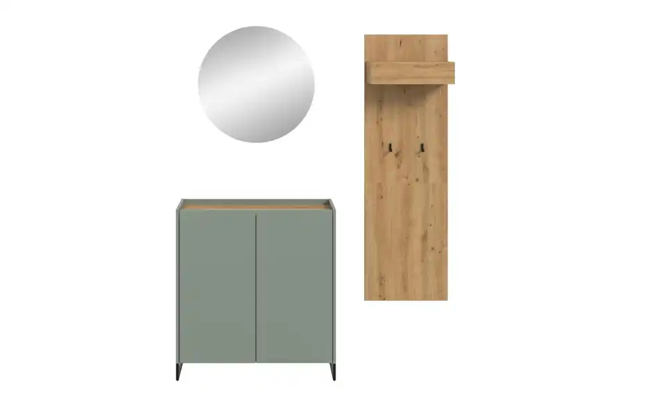 Garderobenkombination, Frontansicht