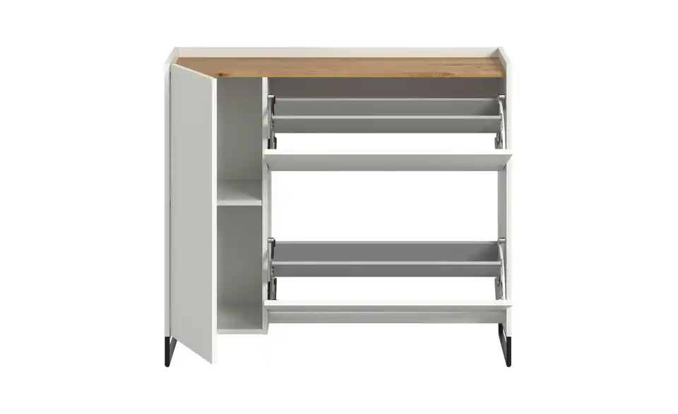 Schuhschrank, geöffnet