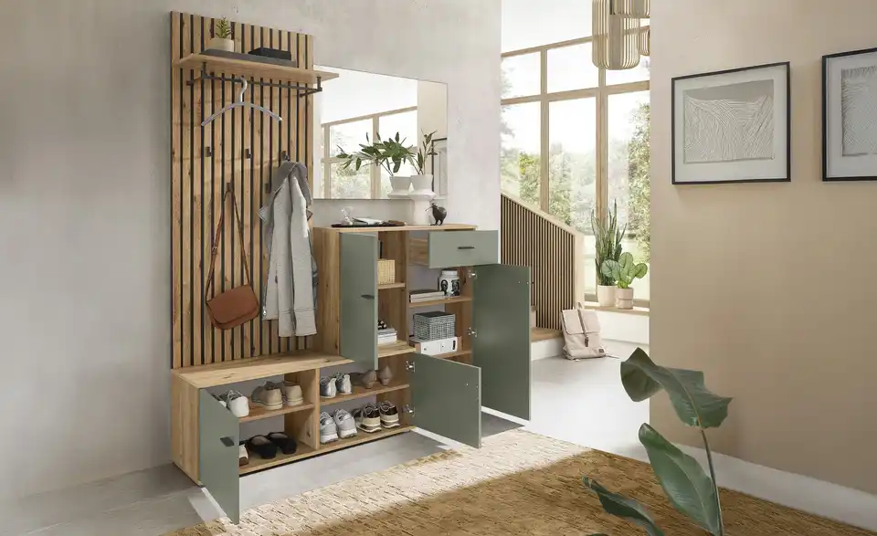 Kompaktgarderobe, in Wohnsituation