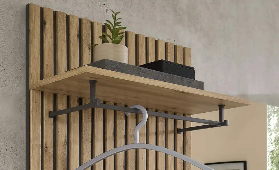 Kompaktgarderobe, Detailansicht