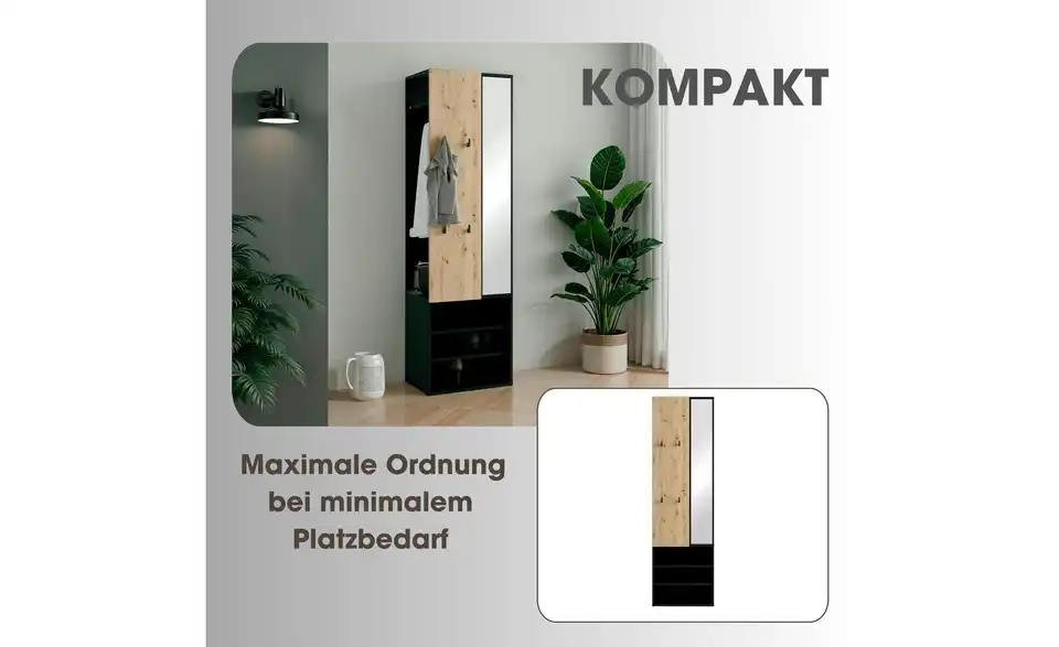 by Living Kompaktgarderobe, Bild mit Text