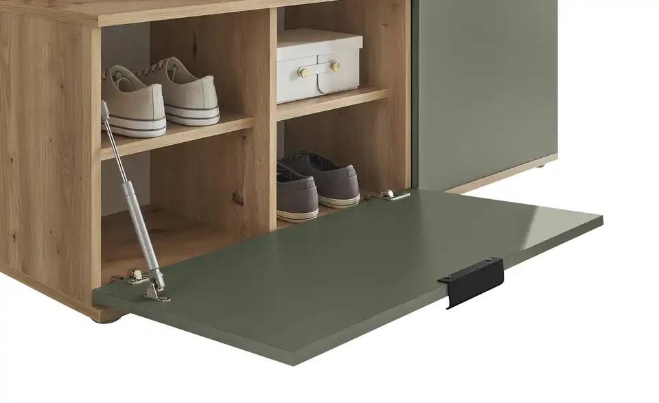 Kompaktgarderobe, Detailansicht