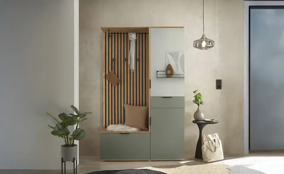 Kompaktgarderobe, in Wohnsituation