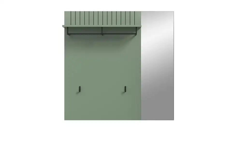 Garderobenpaneel, Frontansicht